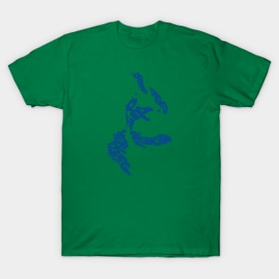 Great Lakes blue horizontal T-Shirt